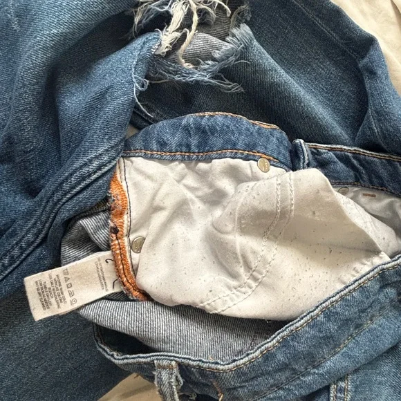 We The Free Free People Distressed Flare Jeans Size 24 - Picture 13 of 14